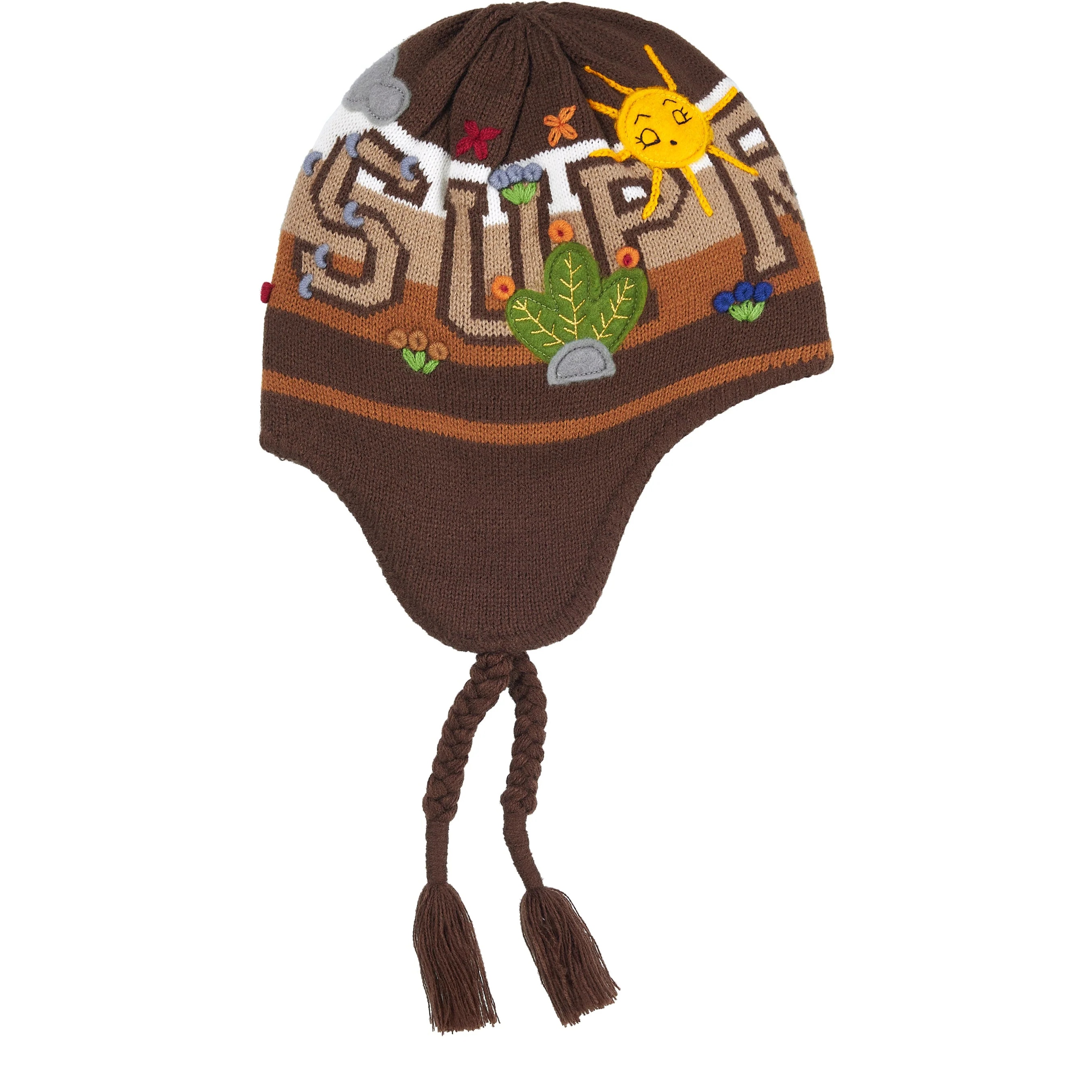 Felt Appliqué Earflap Beanie view 3